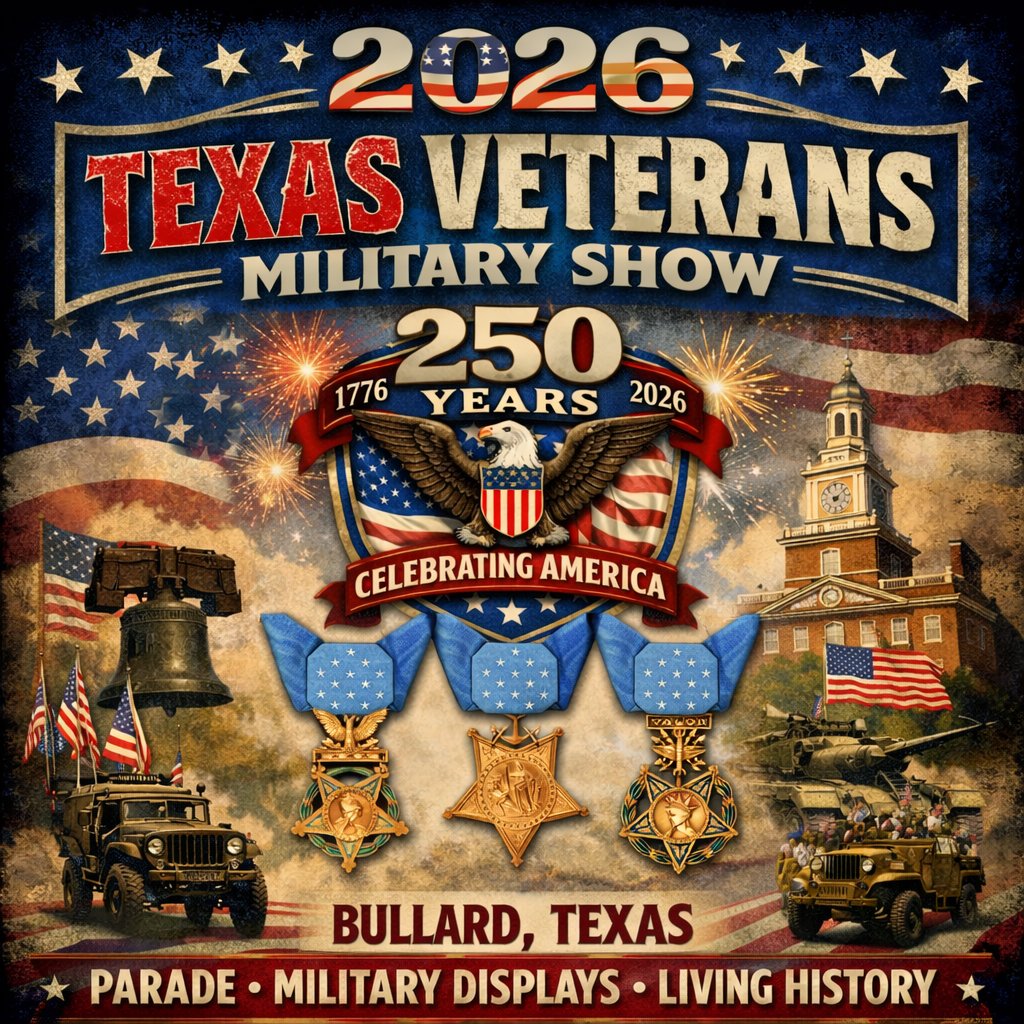 Texas Veterans Military Show poster